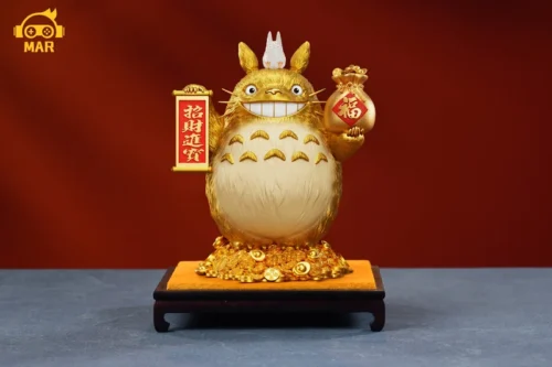 Lucky Totoro & Calcifer & Boh - My Neighbor Totoro Howl's Moving Castle Spirited Away Resin Statue - MAR Studio - Image 2