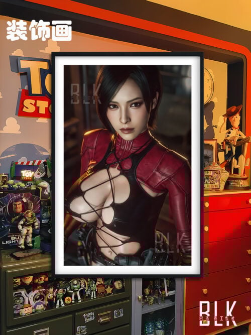 Net Costume Ada Wong Decorative Painting & Fridge Magnet - Resident Evil - BLK Studio - Image 1