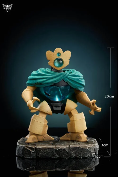 View the Slay the Spire 2 Defect statue from multiple angles, highlighting its exclusive light-up core and intricate dark fantasy details.