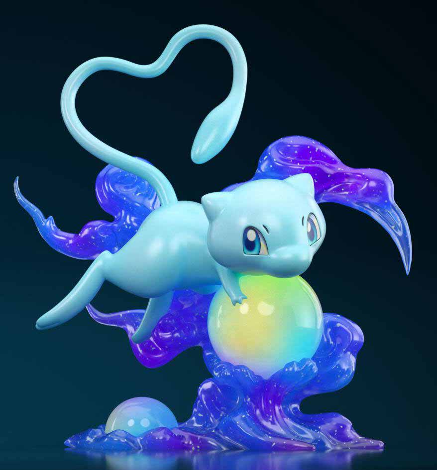 1/20 Scale World Zukan Mew - Pokemon Statue - ZaoWuGuan Studio - Image 9