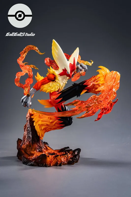 Mega Blaziken - Pokemon Resin Statue - BallBall Studio - Image 2