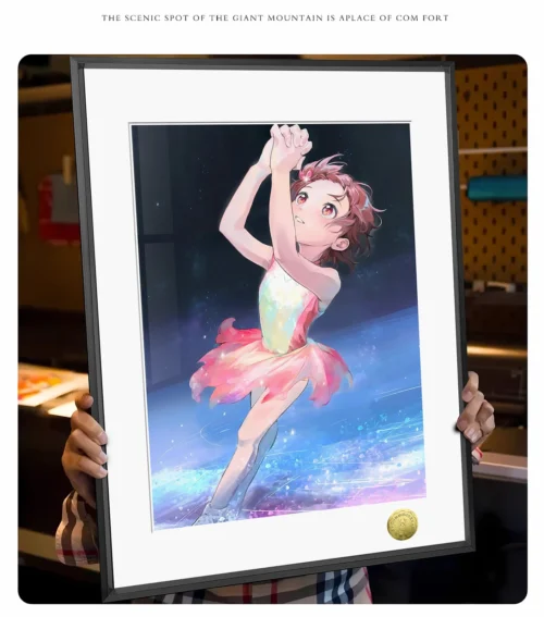 A3 & 4K Size Inori Yuitsuka Decorative Painting - Medalist Decoration Painting - HuangGua Studio - Image 2