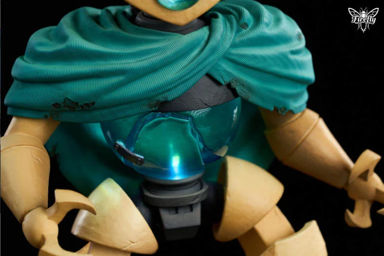 Premium Slay the Spire 2 Defect resin statue by Firefly Studio, showcasing its exclusive light-up core. Dynamic dark fantasy figure with intricate details.