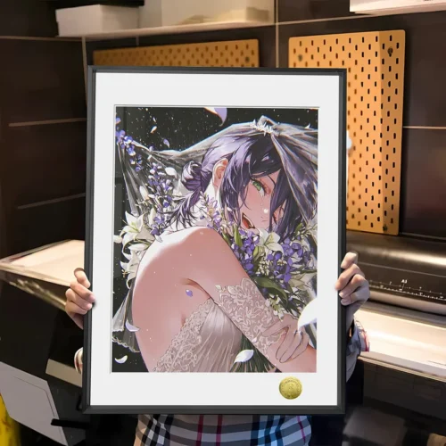 A3 & 4K Size Reze Wedding Dress Decorative Painting - Chainsaw Man - HuangGua Studio - Image 1