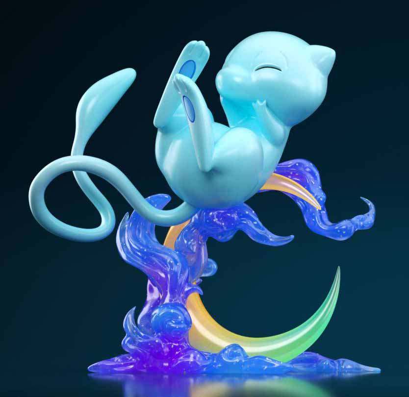 1/20 Scale World Zukan Mew - Pokemon Statue - ZaoWuGuan Studio - Image 7