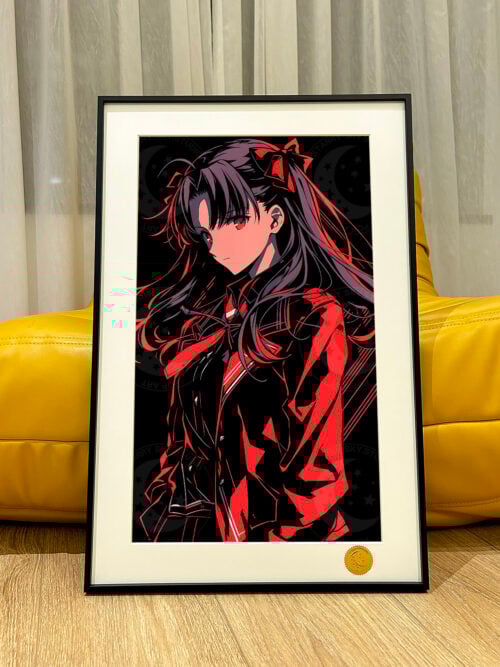 Red Style Rin Tohsaka Decorative Painting - Fate/Grand Order - Xingkong Studio - Image 1