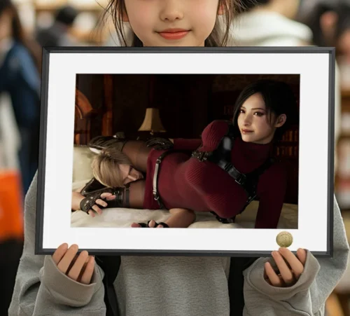 A3 & 4K Size Femme Fatale Ada Wong 002 Decorative Painting - Resident Evil - HuangGua Studio - Image 1