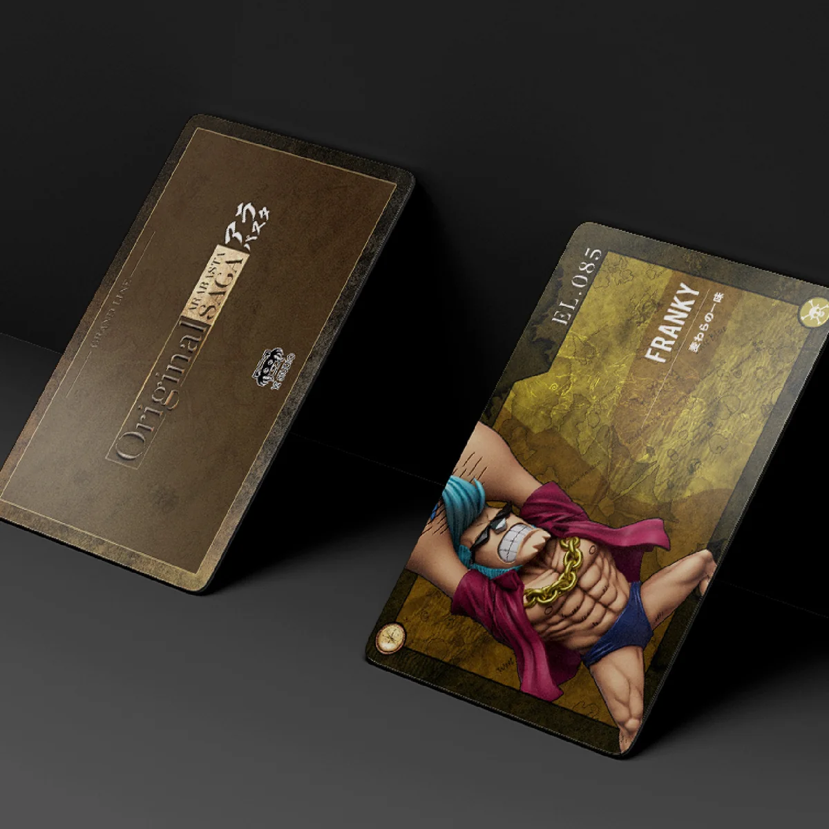 YZ Studios Franky First Appearance statue gallery. Captures his vibrant Hawaiian shirt, speedo, and exquisite sculpt details from multiple angles.