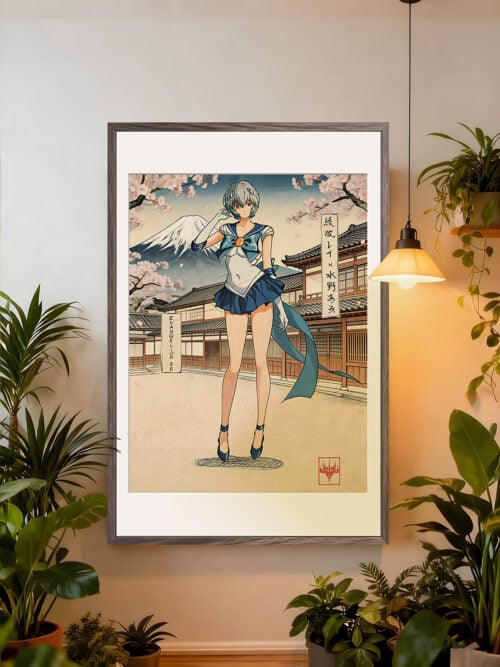 Evangelion Ukiyo-e Series Decorative Painting - (EVA) Neon Genesis EVAngelion - QuWuTang Studio - Image 2