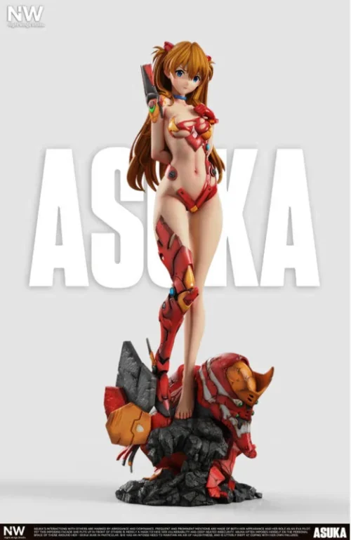 1/6 & 1/4 Scale Mecha Asuka Langley Soryu - (EVA) Neon Genesis EVAngelion Resin Statue - Night Wing Studio - Image 1