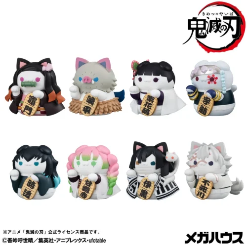 Mega Cat Project Special Collection Ver. Fortune Cat 2.0 - Demon Slayer: Kimetsu No Yaiba Official Statue - MegaHouse - Image 2