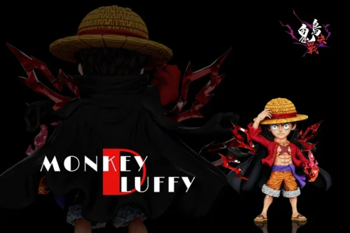 "Dynamic Ryuo Luffy One Piece figure from A+ Studio, showcasing explosive Haki effects and an iconic Onigashima battle pose."
