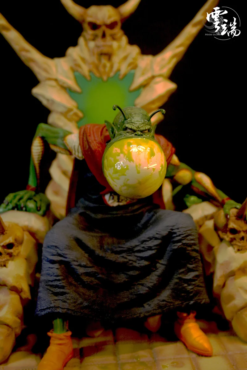 Exquisite Model Studio Dragon Ball Piccolo resin statue. Views highlight dynamic action, intense energy, and faithful sculpt details.