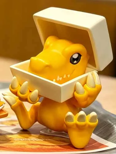 Fast Food Crossover Agumon - Digimon Resin Statue - DJS Studio - Image 2