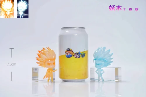 "Dynamic MapleStory Pirate Battle God Skill statue by Yaomu Studio, showcasing two characters in an epic action pose executing a powerful game skill."