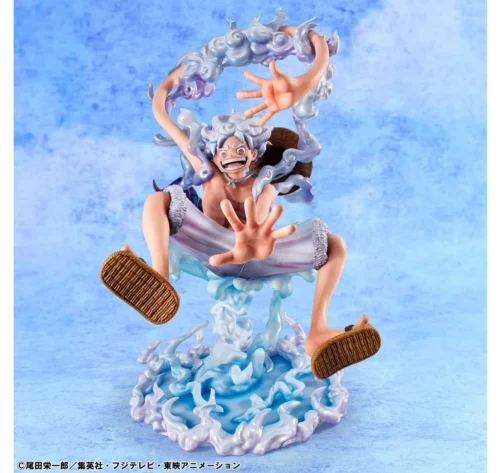 Portrait of Pirates Series Evolutionary History Ver. Gear 5 Monkey D. Luffy - ONE PIECE Official Statue - MegaHouse - Image 2