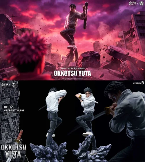 "Premium 1/6 scale Yuta Okkotsu Jujutsu Kaisen figure by ZanyJoke x FANTASY Studio, showcasing dynamic Culling Game action and intense battle power."