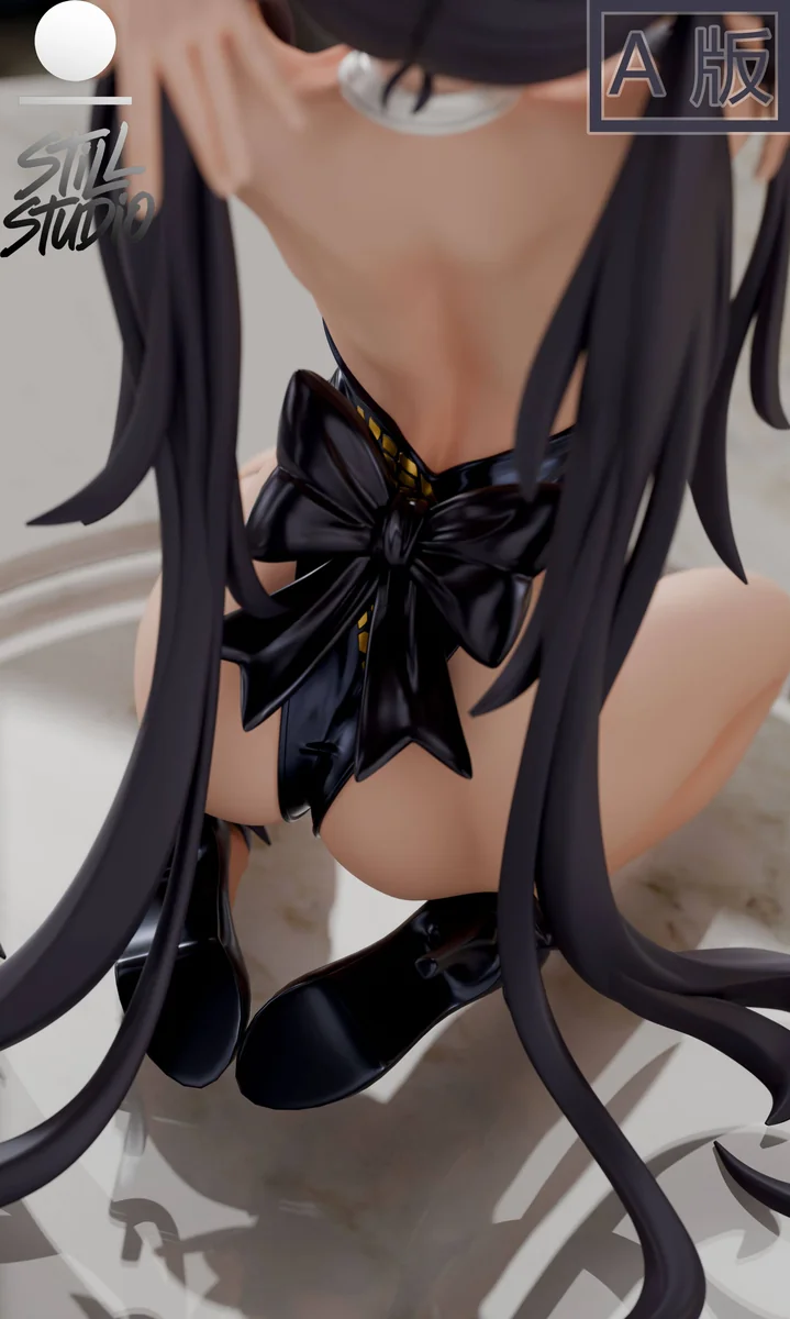 "Exclusive Blue Archive Bunny Girl Energetic B Version resin statue, showcasing a dynamic, vibrant pose and premium anime detail. "