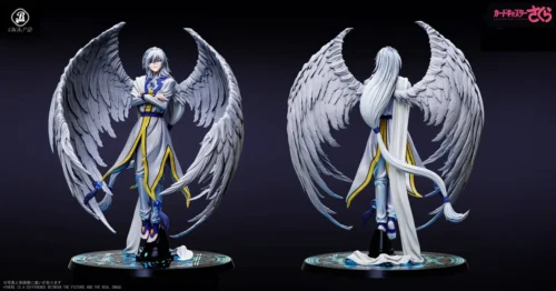 "Cardcaptor Sakura Yue the Judge BBSD Studio statue. Ultra-limited, exquisite PU+Resin with ethereal wings on an intricate magical base."