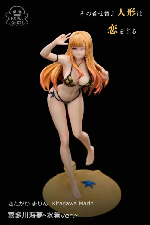 "Limited Edition 1/6 Marin Kitagawa figure from My Dress-Up Darling, vibrantly posed to capture her playful and charismatic essence. A premium collect."