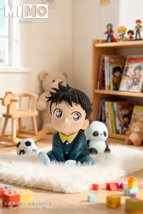 Childhood Shinichi Kudo & Ran Mouri - Detective Conan Resin Statue - Mimo Studio - Image 2