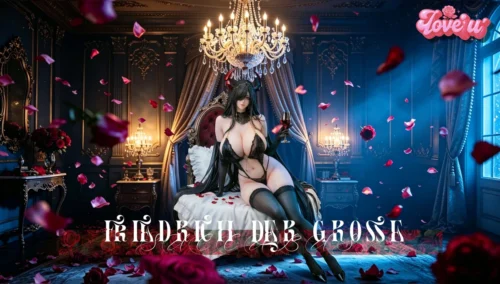 "Frederick Great 1/6 Drunken Ver. Limited Edition resin statue. Premium artistry, luxurious details, and seductive, intimate design."