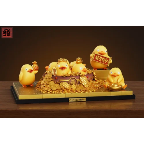 Auspicious Ootori-sama Spirited Away statue, captured from multiple angles, showcasing its serene design, intricate details, and traditional Chinese.