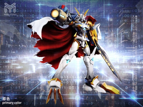 Small & Plus Version Omegamon X - Digimon Resin Statue - My-Studio - Image 2