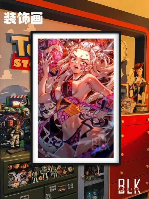 Daki Decorative Painting - Demon Slayer: Kimetsu No Yaiba - BLK Studio - Image 1