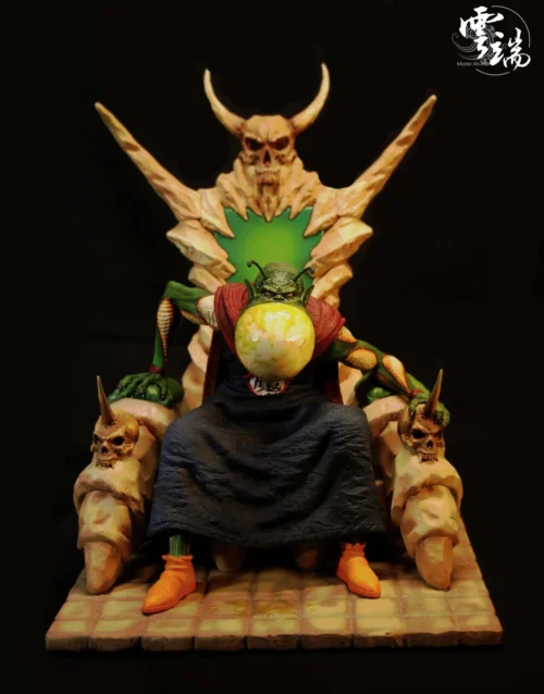 Exquisite Dragon Ball Piccolo Model Studio statue from all angles, showing its dynamic pose and intricate details.