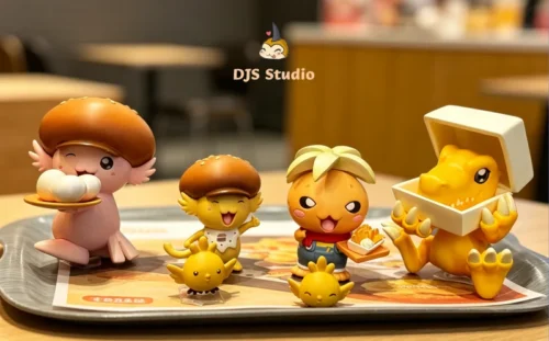 Fast Food Crossover Agumon - Digimon Resin Statue - DJS Studio - Image 1