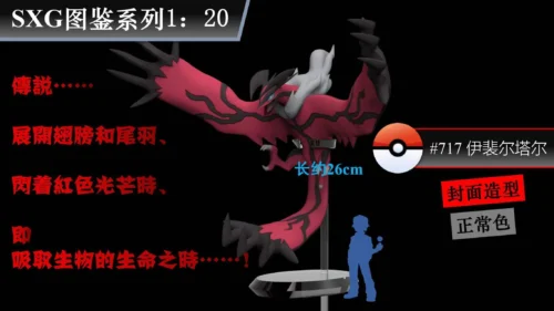 1/20 Scale World Zukan Yveltal - Pokemon Resin Statue - SXG Studios [Pre-Order] - 1/20 Scale, Pokemon