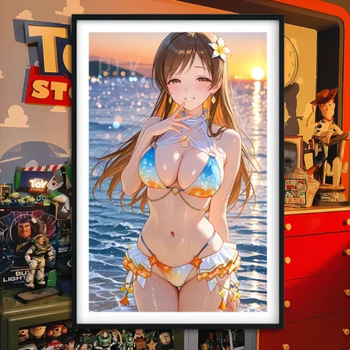 Swimsuit Minami Nitta Decorative Painting - The Idolmaster Cinderella Girls - BLK Studio - Image 1