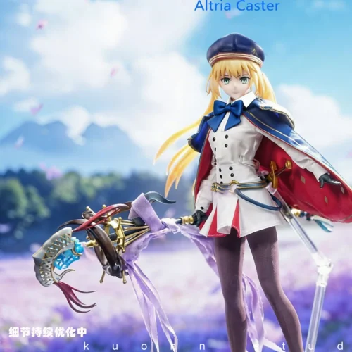 Artoria Caster 1/6 figure gallery. Explore dynamic poses, articulated silicone steel body, and FGO design from Zii.PROduction Studio.