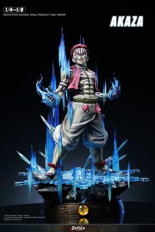 1/6 & 1/4 Scale Akaza with LED - Demon Slayer: Kimetsu no Yaiba Resin Statue - ZaYiCo Studio - Image 1