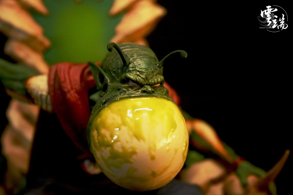 Exquisite, limited-edition Model Studio Dragon Ball Piccolo resin statue. Detailed views capture its dynamic action pose, intense energy, and faith.