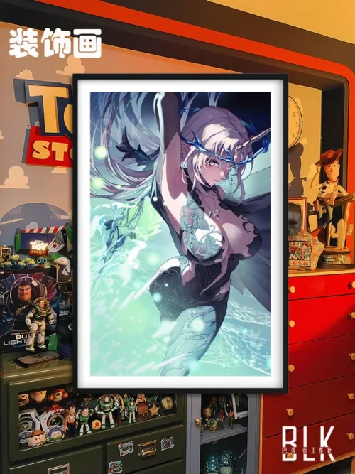 Fluorescent Carthetyia Decorative Painting - Wuthering Waves - BLK Studio - Image 1