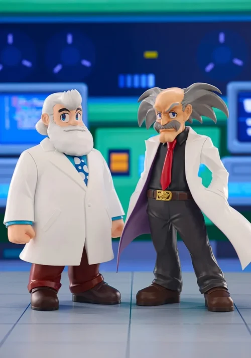 Oshi Works Dr. Wily & Dr. Light - Mega Man Official Statue - Kotobukiya - Image 1