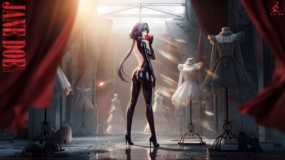 Aria Studio's 1/6 Jane Doe statue, an exquisite limited edition figure. This elegant dark fantasy collectible features a unique design.