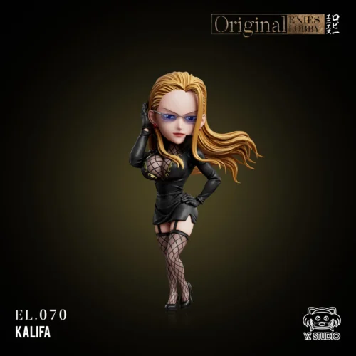 "Premium YZ Studio CP9 Kalifa One Piece Enies Lobby statue, capturing her iconic dynamic combat pose and detailed CP9 uniform."