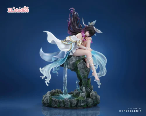"Exquisite 1/6 Moon Princess Columbia ZL-studios statue, a limited 99-set fantasy collectible. Features ethereal grace and flowing celestial garments."