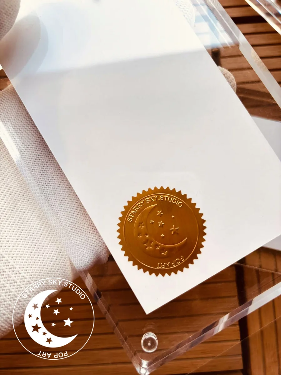 Vibrant Uzui Tengen Hashira Demon Slayer art print, featuring a cosmic and sleek acrylic. Limited edition collector-grade anime art.