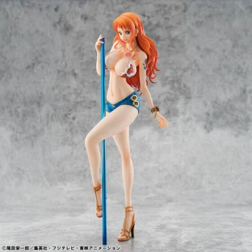 Second Edition Portrait of Pirates Series New Ver. Nami - ONE PIECE Official Statue - MegaHouse - Image 2