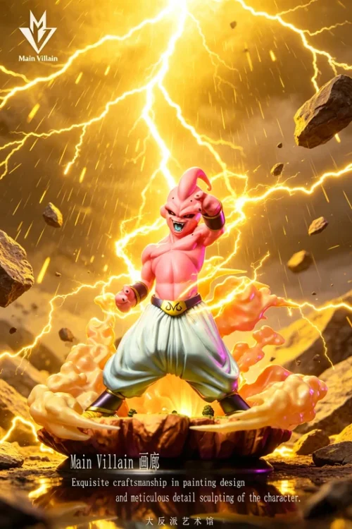 1/6 & 1/4 Scale Majin Buu with LED - Dragon Ball Resin Statue - Main Villain Studio - Image 1