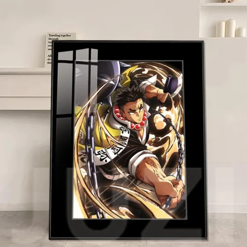 Fudo Myoo: Himejima Gyomei Decorative Painting - Demon Slayer: Kimetsu no Yaiba - JuZi Studio - Image 1
