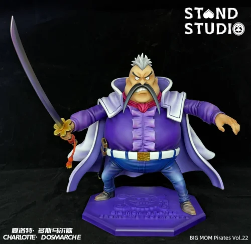 "Limited Edition POP Scale Charlotte Dosmarche One Piece statue by Stand Studio, capturing her powerful and dynamic action pose with intricate details."