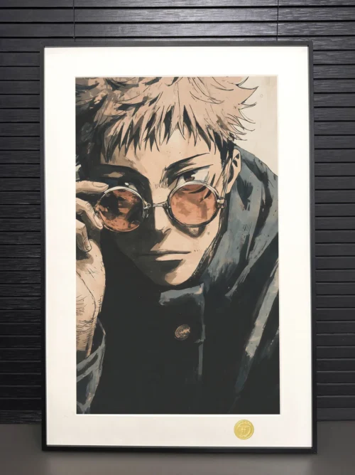 Hongkong Style Yuji Itadori Decorative Painting - Jujutsu Kaisen - H-TWO Studio - Image 2