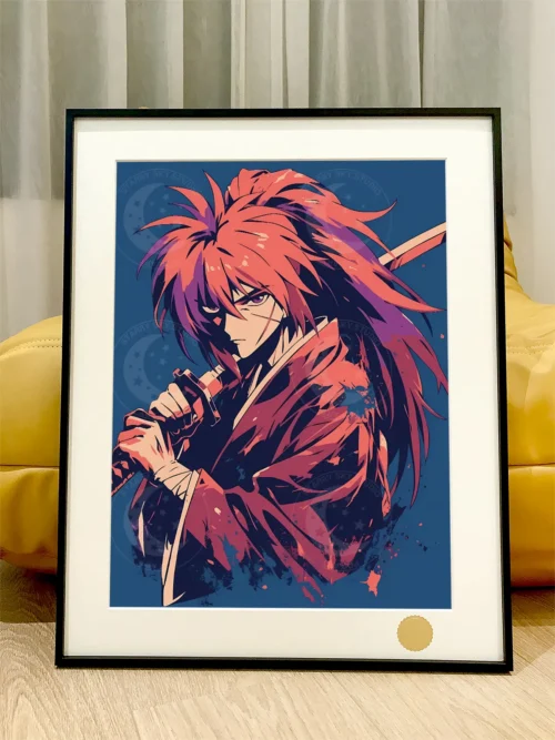 Graffiti Style Himura Kenshin Decorative Painting - Rurouni Kenshin - Xingkong Studio - Image 1