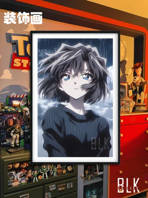 Rainy Night Ai Haibara Decorative Painting - Detective Conan - BLK Studio - Image 1
