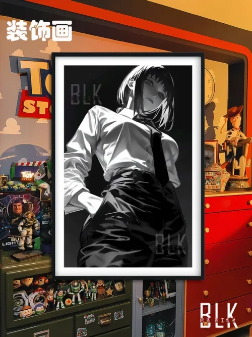 Dark Makima Decorative Painting - Chainsaw Man - BLK Studio - Image 1